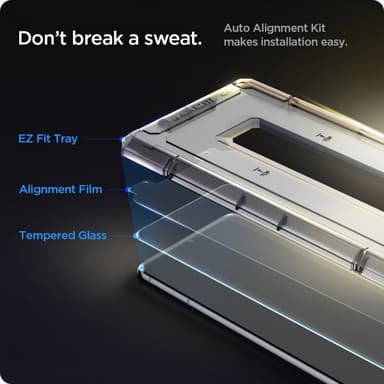 Spigen Samsung Galaxy S21 Näytönsuoja GLAS.tR Slim EZ Fit 2 kpl