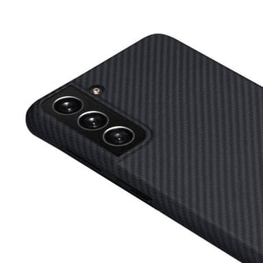 Pitaka Samsung Galaxy S21 Plus Kuori Air Case Musta/Harmaa Twill