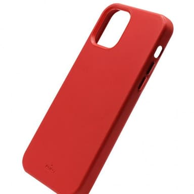 Puro iPhone 12/iPhone 12 Pro Kuori SKY Leather Look Punainen
