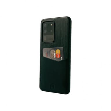 Valenta Samsung Galaxy S20 Ultra Kuori Back Cover Card Slot Musta