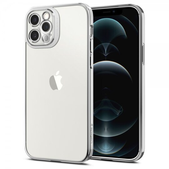 Spigen iPhone 12 Pro Kuori Optik Crystal Chrome Hopea