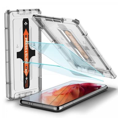 Spigen Samsung Galaxy S21 Näytönsuoja GLAS.tR Slim EZ Fit 2 kpl