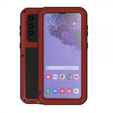 Love Mei Samsung Galaxy S21 Plus Kuori Powerful Case Punainen