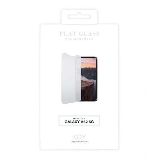 Key Samsung Galaxy A52/A52s 5G Näytönsuoja Flat Glass Preikestolen