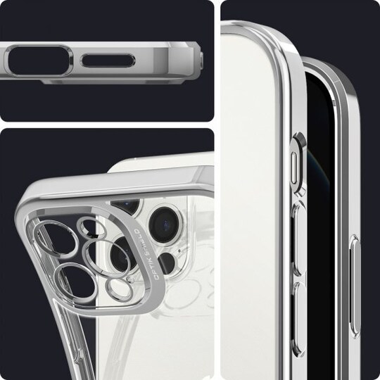 iPhone 12 Pro Kuori Optik Crystal Chrome Hopea