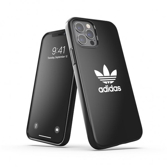 Adidas iPhone 12/iPhone 12 Pro Kuori Snap Case Trefoil Musta