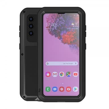 Love Mei Samsung Galaxy S21 Kuori Powerful Case Musta