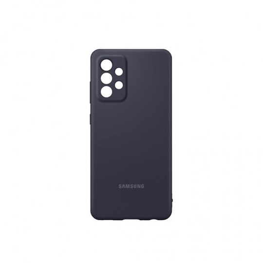 Original Galaxy A52 5G Kuori Silicone Cover Musta
