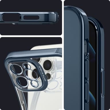 Spigen iPhone 12 Pro Kuori Optik Crystal Chrome Pacific