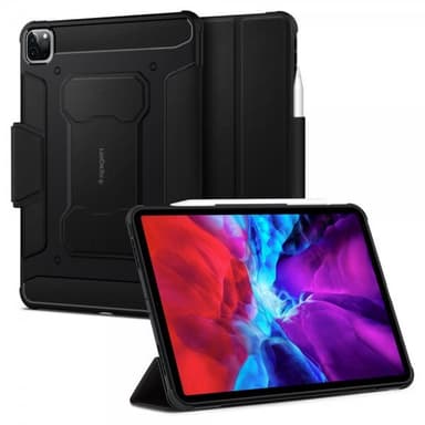 Spigen iPad Pro 11 2018/2020/2021 Kotelo Rugged Armor Pro Musta
