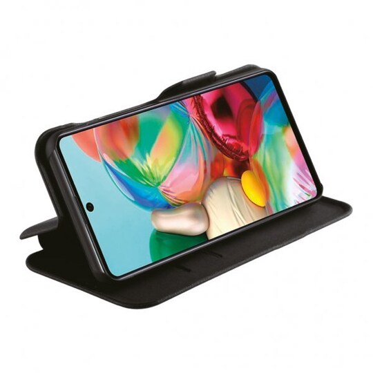 Samsung Galaxy A72 Kotelo Casual Wallet Musta
