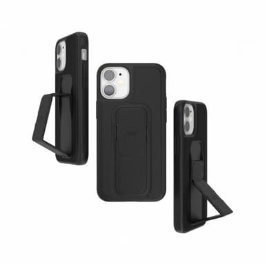 Clckr iPhone 12 Mini Kuori GripCase Saffiano Musta
