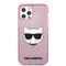 iPhone 12/iPhone 12 Pro Kuori Choupette Glitter Vaaleanpunainen