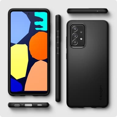 Spigen Samsung Galaxy A52/A52s 5G Kuori Thin Fit Musta