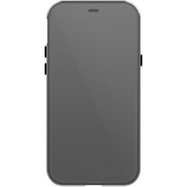 Black Rock iPhone 12 Mini Kuori 360° Real Glass Case Musta Läpinäkyvä