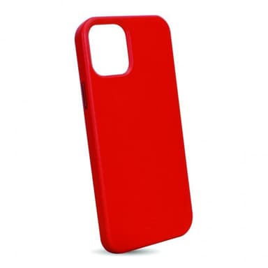 Puro iPhone 12/iPhone 12 Pro Kuori SKY Leather Look Punainen