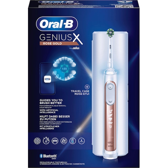 Oral-B Genius X sähköhammasharja 396963 (ruusukulta)