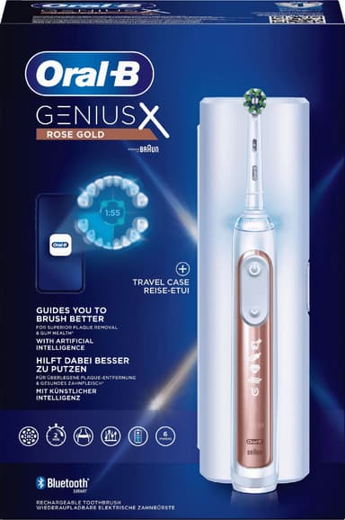 Oral-B Genius X sähköhammasharja 396963 (ruusukulta)