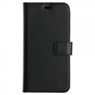 XQISIT iPhone 13 Kotelo Slim Wallet Selection Musta