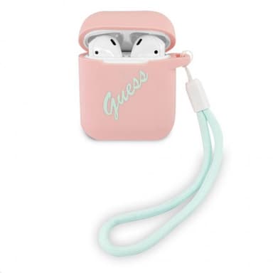 AirPods Kuori Vintage Silicone Vaaleanpunainen