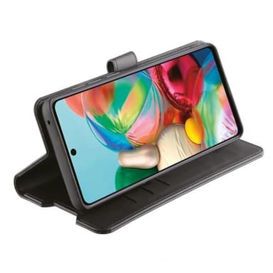 Vivanco Samsung Galaxy A72 Kotelo Classic Wallet Musta