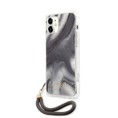 Guess iPhone 12 Mini Kuori Marble Harmaa