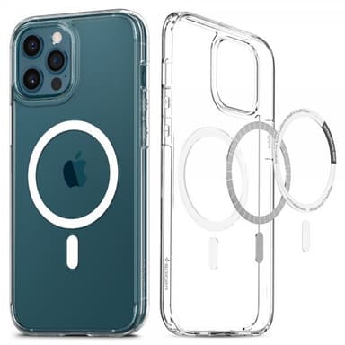 Spigen iPhone 12 Pro Max Kuori Ultra Hybrid Mag Valkoinen