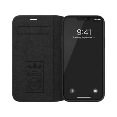 Adidas iPhone 12/iPhone 12 Pro Kotelo Booklet Case Musta