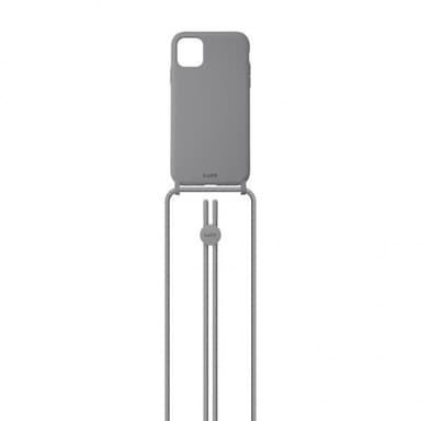LAUT iPhone 12 Mini Kuori HUEX PASTELS Necklace Harmaa