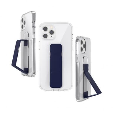 Clckr iPhone 12 Pro Max Kuori GripCase Clear Sininen