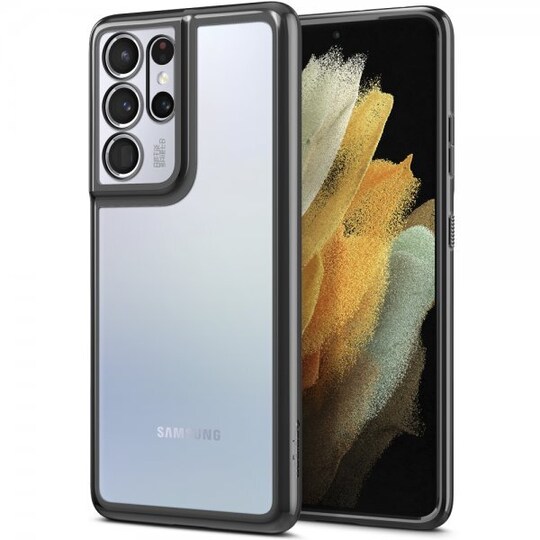 Samsung Galaxy S21 Ultra Suojakuori Optik Crystal Chrome Grey