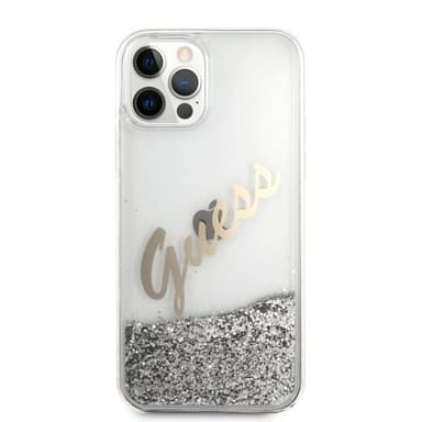 Guess iPhone 12/iPhone 12 Pro Kuori Liquid Glitter Vintage Hopea