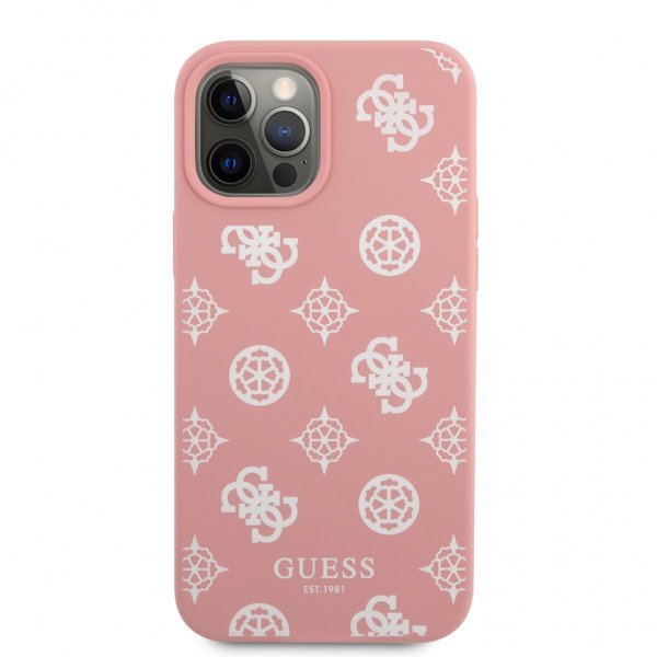 Guess iPhone 12 Pro Max Kuori Peony Vaaleanpunainen
