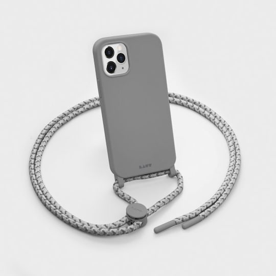 LAUT iPhone 12 Mini Kuori HUEX PASTELS Necklace Harmaa