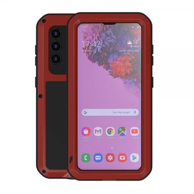 Love Mei Samsung Galaxy S21 Kuori Powerful Case Punainen