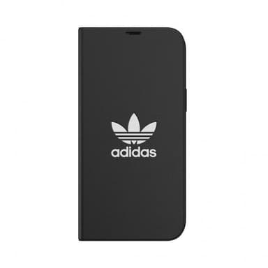 Adidas iPhone 12 Pro Max Kotelo Booklet Case Basic Musta