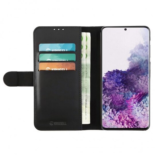 Samsung Galaxy S21 FE Kotelo PhoneWallet Musta