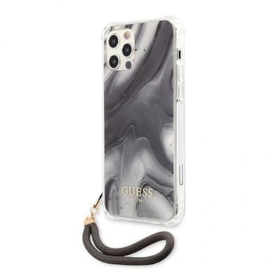 Guess iPhone 12/iPhone 12 Pro Kuori Marble Harmaa