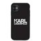 Karl Lagerfeld iPhone 11 Kuori Stack Logo Valkoinen Musta