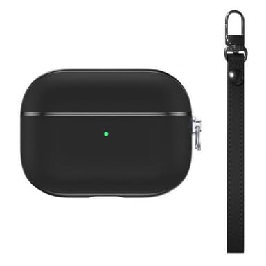 Valenta AirPods Pro Kuori Snap Case Leather Musta