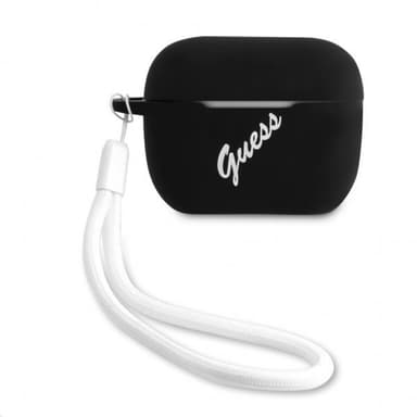 Guess AirPods Pro Kuori Vintage Silicone Musta