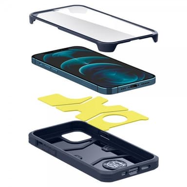 Spigen iPhone 12/iPhone 12 Pro Kuori Geo Armor 360 Navy Blue