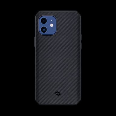 Pitaka iPhone 12 Kuori MagEZ Case Pro Musta/Harmaa Twill