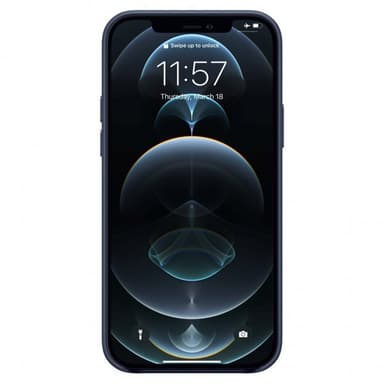 Valenta iPhone 12/iPhone 12 Pro Kuori Back Cover Snap Luxe Leather Sininen