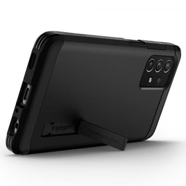 Spigen Samsung Galaxy A72 Kuori Tough Armor Musta