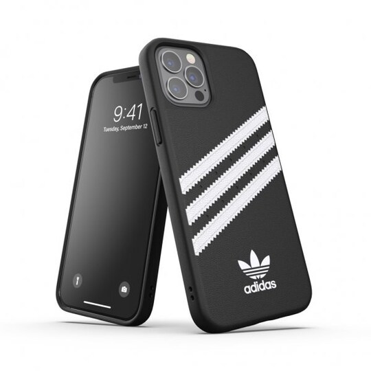 Adidas iPhone 12/iPhone 12 Pro Kuori Moulded Case PU Musta