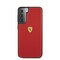 Ferrari Samsung Galaxy S21 Plus Kuori Logo Perforoitu Punainen