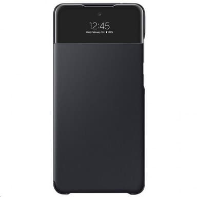 Samsung Original Galaxy A72 Kotelo Smart S View Wallet Cover Musta