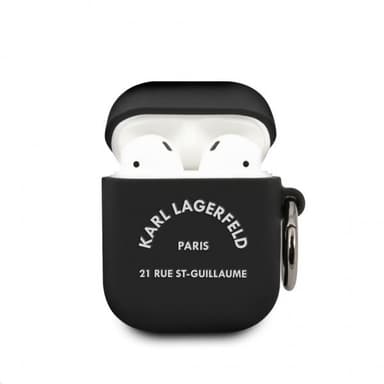 Karl Lagerfeld AirPods (1/2) Kuori Rue St Guillaume Musta