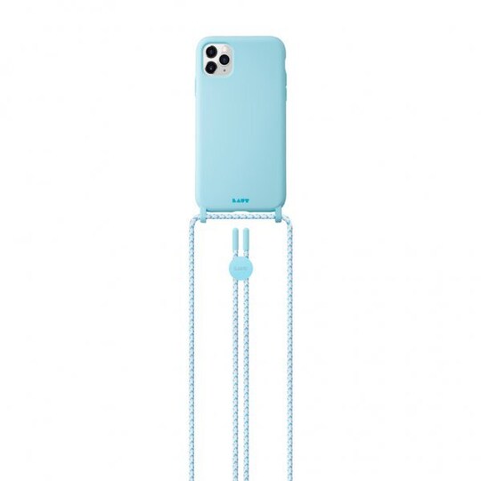 iPhone 12/iPhone 12 Pro Kuori HUEX PASTELS Necklace Baby Blue